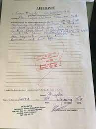 When completing an affidavit form, it's important for you to write the facts or events exactly as they happened. Affidavit From Former Zimbabwe The Botswana Gazette Facebook