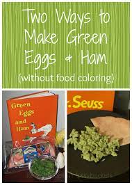 In a lightly greased frying pan barely coated with olive oil, saute the green pepper until tender. We Do Love Natural Green Eggs And Ham Without Food Coloring Green Eggs And Ham Big Green Egg Recipes Green Eggs