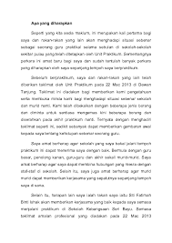 Pengalaman semasa menjadi guru sandaran tidak terlatih selama 4 tahun sebelum ini diharap sedikit sebanyak membantu saya dalam persediaan mental untuk menempuh kehidupan sebagai seorang guru praktikum. Doc Pernyataan Praktikum 2 Azri Naufal Academia Edu
