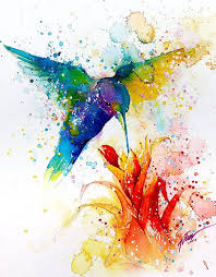 A Singaporean Artist Tilen Ti Likes To Play With Watercolor He Thinks That Watercolor Has The Ability To Display En Sanatsal Resimler Fraktal Sanati Tablolar