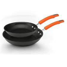Rachael Ray Hard Anodized Ii Nonstick Dishwasher Safe 9 1 4 Inch And 11 1 2 Inch Skillets Twin Pack Orange Read Mo Nonstick Skillet Skillet Sets Rachael Ray