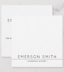 Black And White Business Card Background Black Line Simple Minimalist Professional White Square Business Card Zazzle Com In 2020 Square Business Card Square Business Cards Minimalist Business Cards