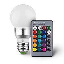 Kobra Retro Led Color Changing Light Bulb With Remote Control 16 Different Color Choices Smooth Flash Or Strobe Mode Premium Quality Energy Saving Lamps G Color Changing Light Bulb Color