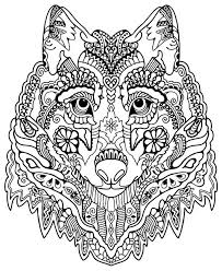 Wolf Coloring Page For Kids Az Coloring Pages Animal Coloring Books Animal Coloring Pages Mandala Coloring Pages