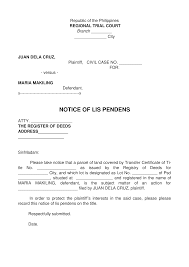 Notice Of Lis Pendens: Pre-Built Template | Airslate Signnow