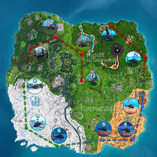 Season 4 of fortnite is well underway, and as with every weekly reset, there's a brand new set of challenges to work through. Updated Map Of Helicopter S Locations Fortnitebr