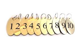 Or Porte Cles Porte Cles Etiquette Numerote Numeros 1 A 10 Metallique Ovale Stuff To Buy Category Novelty Sign