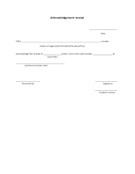For the acknowledgements, there are a variety of approaches. 30 Best Acknowledgement Receipt Templates Letters