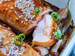 Easy Baked Teriyaki Salmon Recipe {With Video} | Healthy Fitness Meals