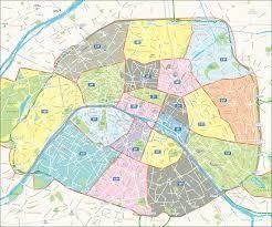 Histoire Des Arrondissements De Paris Avec Les Sous Titres Chez Jerome Carte Et Plan Paris Arrondissement Carte Paris