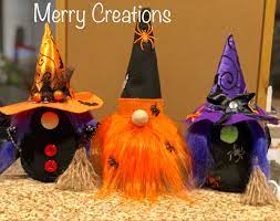 Witch And Wizard Gnomes Crafts Gnomes Crafts Gnomes Diy