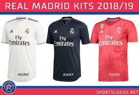 The strip features an elegant dark blue design and, just like the home kit, comes w. Real Madrid Goes All Red For New Third Kit Sportslogos Net News