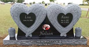 Baldwin With Round Columns Headstone In Brown And Rust Granite Headstones Grave Marker Custom Memorial