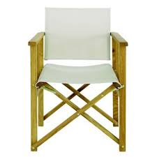 Habitat Africa Oak Directors Chair With Mushroom Cream Sling At Homebase 45 Directors Chair Garden Chairs Chair