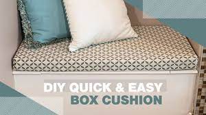 Our patio seat cushion or d cushion is a great addition to any patio or fan cave bar chairs or any standard chair. How To Make A Quick And Easy Box Cushion Youtube