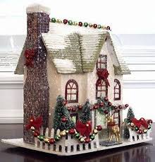 Melissa Frances Shows How To Decorate Maison De Noel Deco Noel Decoration Noel Fait Main