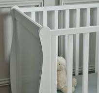 Puggle Sleigh Cot 3-Piece Nursery Furniture Set with Drawer ...