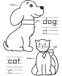 Free educational coloring pages your kids will enjoy! Coloring Instructions Coloring Page Objects To Color By Following The Color Numbers Dog A Kindergarten Coloring Pages Coloring Pages Coloring Pages For Kids