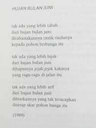 Tak ada yang lebih arif dari hujan bulan juni dibiarkannya yang tak terucapkan diserap akar pohon bunga itu. Menikmati Hujan Bulan Juni Sepilihan Sajak Halaman All Kompasiana Com