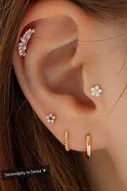 inspiration piercing oreille pretty ear piercings ear jewelry earings piercings
