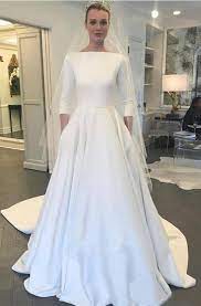 Check out our half sleeve wedding selection for the very best in unique or custom, handmade pieces from our shops. Wedding Gowns With Sleeves Sleeved Bridal Dresses June Bridals