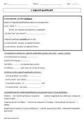 Elles seront à imprimer en mode 2 pages par feuille, ce qui n'empêchera pas de les utiliser dans des cahiers plus grands bien entendu (personnellement je demande à mes élèves de séparer. Adjectif Qualificatif Ce2 Cycle 2 Exercice Evaluation Revision Lecon
