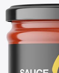 Clear Glass Jar With Tomato Sauce Mockup In Jar Mockups On Yellow Images Object Mockups