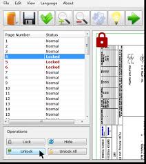 To unlock multiple pdf files; Tutorial How To Use Pdf Page Lock Pro