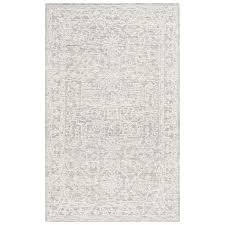 Safavieh Ebony EBN311F Area Rug, 4' x 6' Ivory/Gray