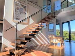 You can experiment with textures and colors that'll help your staircase give a unique feel to your home. Glass Stair Balustrade Gold Coast Installed By Insular Frameless Glass