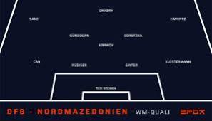 Deutschland trifft im ersten spiel bei der europameisterschaft auf frankreich. Wm Qualifikation Deutschland Gegen Nordmazedonien Die Voraussichtliche Aufstellung Des Dfb Teams Seite 1