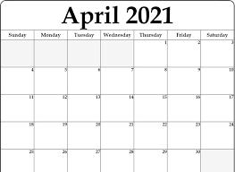 You can download, edit and. April 2021 Printable Calendar Pdf Free Printable Calendar Monthly Editable Calendar Calendar Word