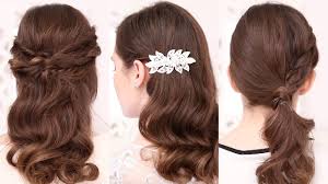 Ça tombe bien, vous êtes au bon endroit. 3 Coiffures Faciles Invitee Mariage Youtube