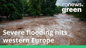 A flood is an overflow of water that submerges land that is usually dry. What Role Does Climate Change Play In Germany S Severe Flooding Euronews