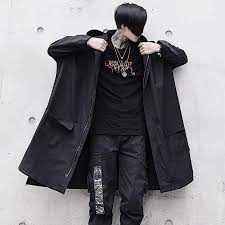 T For Toshi True To Size Standard Us Eur Sizing Polyester Canvas 100 Water Proof Trench Coat Over Size Korean Fashion Men Mens Fashion Casual Fashion