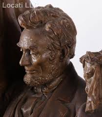 Sold at Auction: John Rogers (American, 1829-1904) "Council of War" Plaster  Sculpture