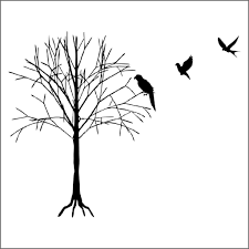 Cartoon Bird On Tree Drawing Line Drawings Of Birds Clipart Best Tree Line Drawing Bird Drawings Line Drawing