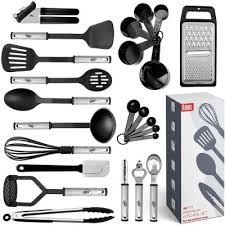 Choose from a selection of knife sets and cooking utensil sets that fit your meal prep. Nylon Measuring Spoon Kitchen Utensil Sets Kitchen Utensils The Home Depot