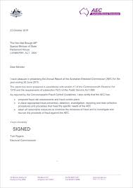 Cover Letter Annual Report February 2021