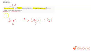 Mercury(Ii) Oxide - Wikipedia