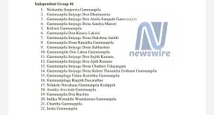 22 Gammanpilas To Contest General Election In Colombo District From An Independent Party Newswire