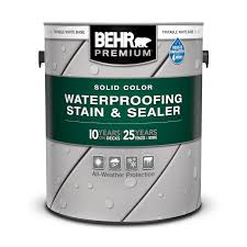 solid color waterproofing wood stain sealer behr premium