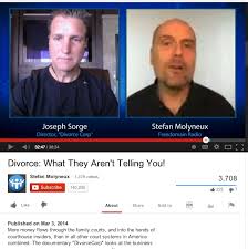 This book is about parenting corruption and how those things affect children in adulthood, seeing those examples . Director Joseph Sorge Interviewed By Stefan Molyneux Divorce Corp