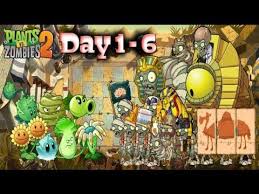 Plants Vs Zombies 2 Day 1 6 Gameplay Walkthrough Ancient Egypt Youtube Ancient Egypt Plants Vs Zombies Zombie 2