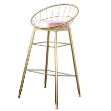 Xuexue Iron Creative Simple Fashion Bar Desk Chair Stool Casual Cafe Front Desk Stool Bar Stool Color B S Iron Bar Stools Metal Bar Stools Bar Stool Chairs