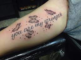 You Are My Strength Butterfly Tattoo Tattoo Quotes Butterfly Tattoo Strength Tattoo