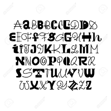 You can import fonts into every version of microsoft word available on windows, mac, and mobile devices. Lettering Handmade Font Decorative Alphabet Black Color For The Design Of Posters Write Postcards And Slogans Playful Style Royalty Free Cliparts Vectors And Stock Illustration Image 118932274