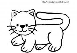 Chat dessins simple / chat papillon | dessins simples, dessin chat, image papillon. Coloriage Chat Facile A Decouper Dessin Gratuit A Imprimer