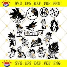 Download Dragon Ball Bundle Svg Goku Png Goku Svg Dragonball Svg Dragon Ball Z Svg Super Saiyan Svg Png Dxf Eps Cosysvg Com