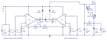 I felt i should post this tda2030 bridge amplifier circuit diagram for those in need of it. Voltage Converter Circuit 6 To 12 Volts Using Tda 2003